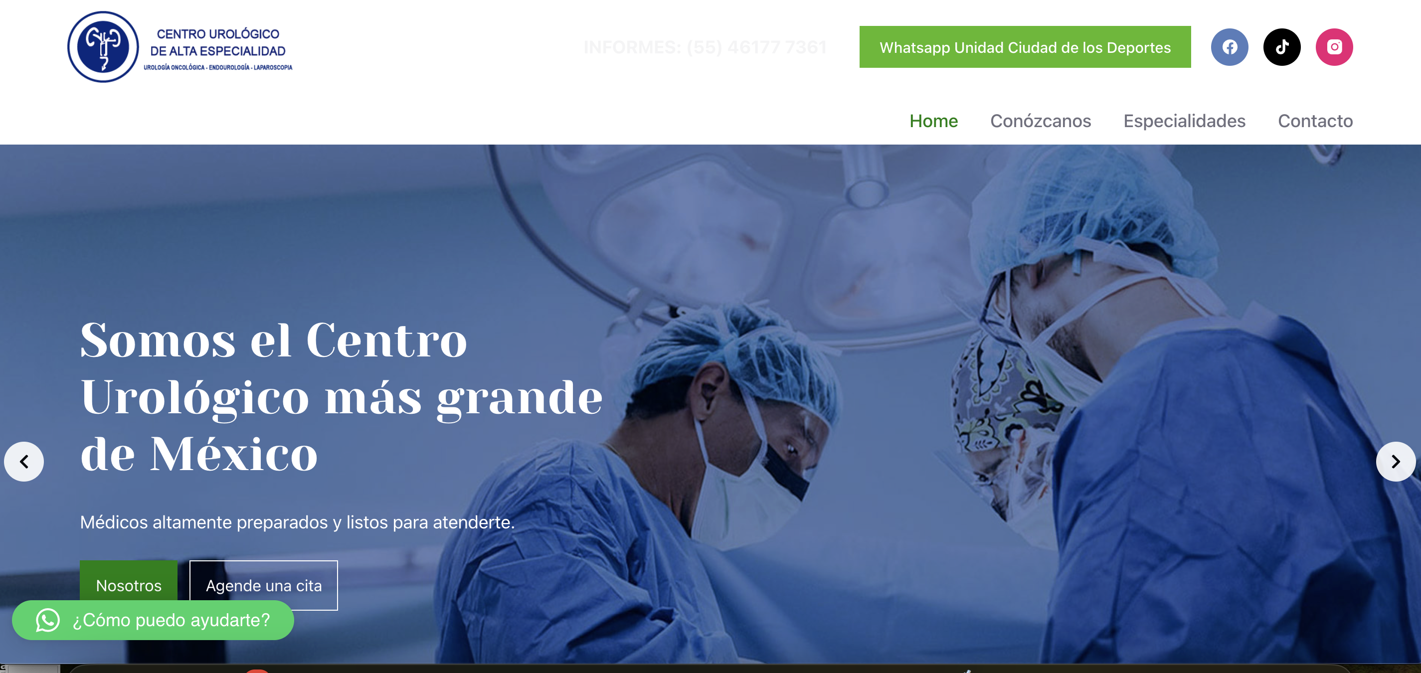 Gestión de Citas para Clínica de Urología mockup